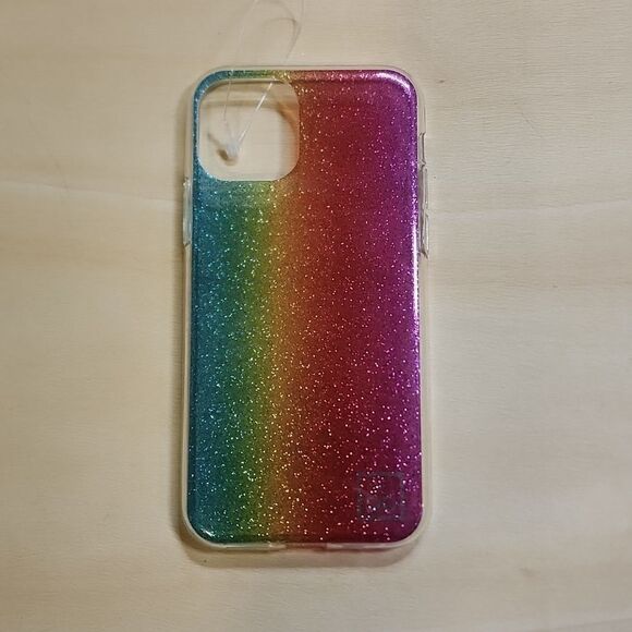 iPhone 11 Pro Sparkle Neon Rainbow Cellphone Case